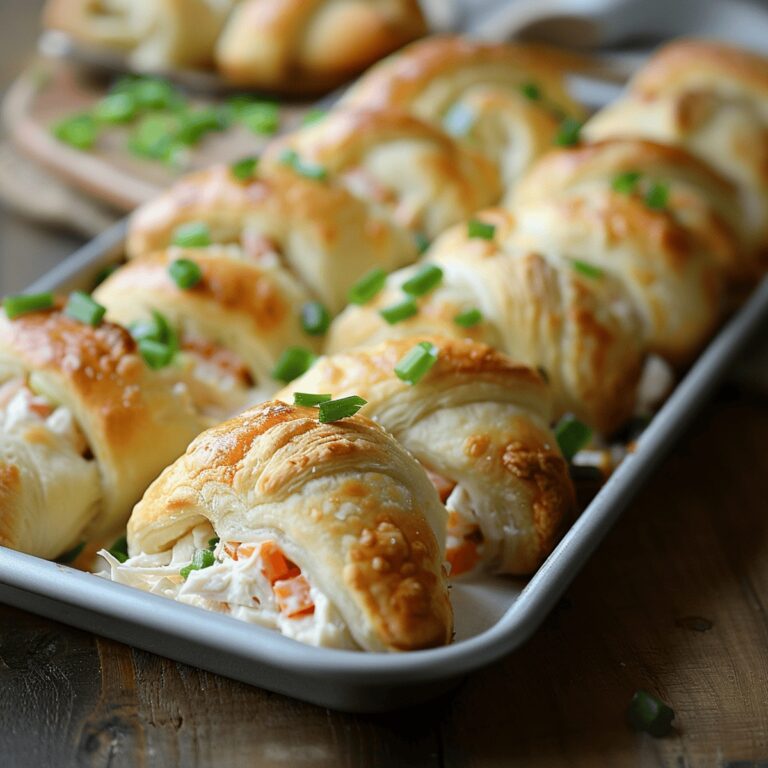 Gooey Chicken Stuffed Crescent Rolls Recipe