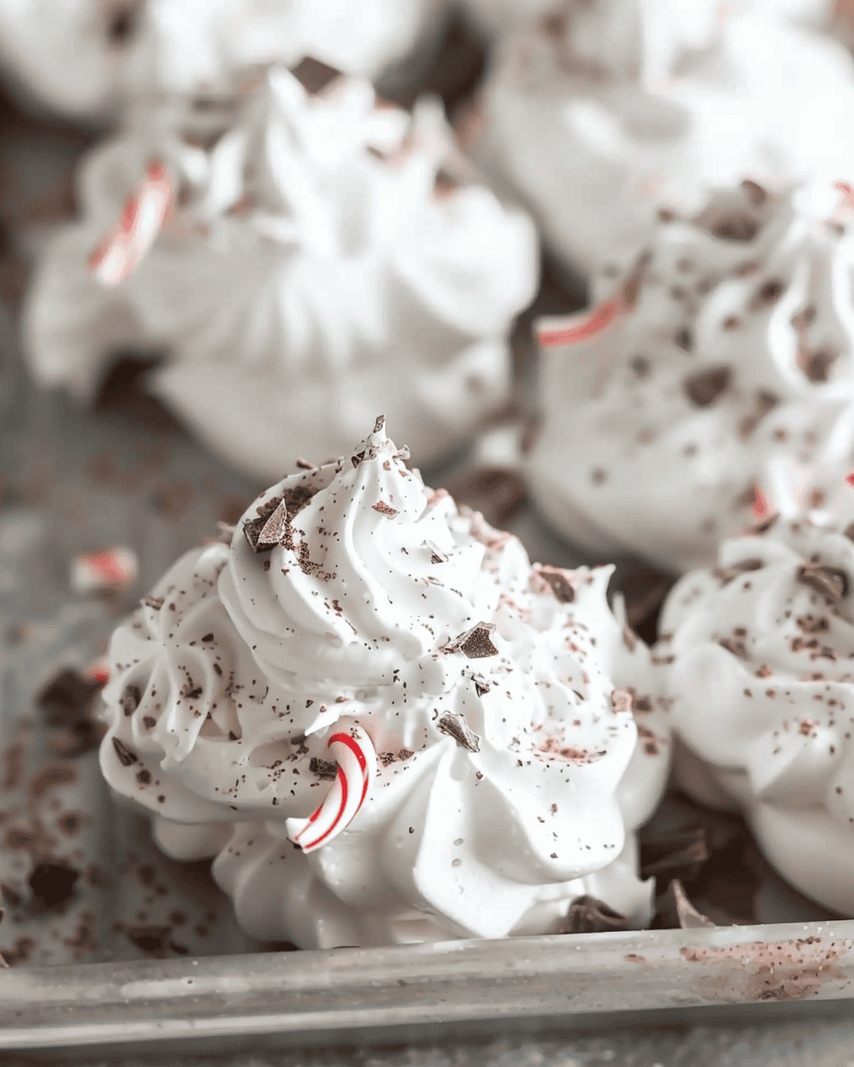 Silky Chocolate Pecan Meringues Recipe