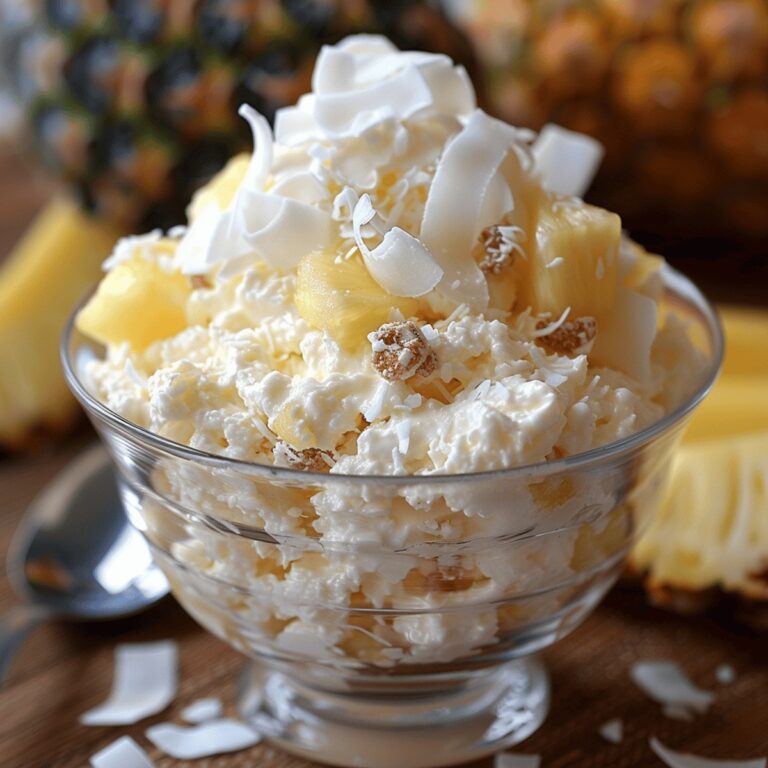 Luscious Pineapple Coconut Fluff Recipe