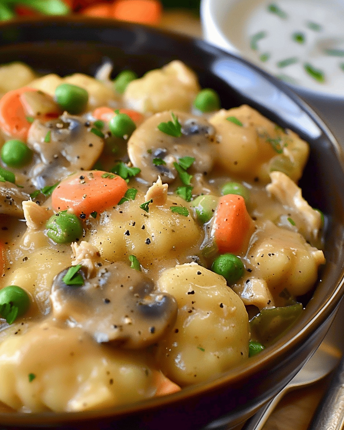 One Pot Gnocchi Chicken Pot Pie Recipe