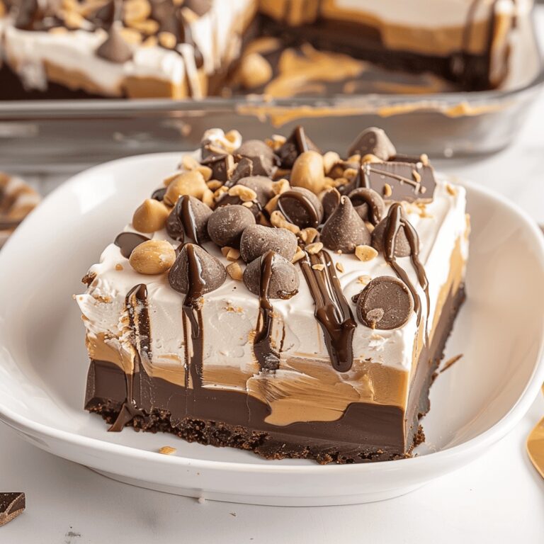 Sinful Chocolate Peanut Butter Lush Recipe