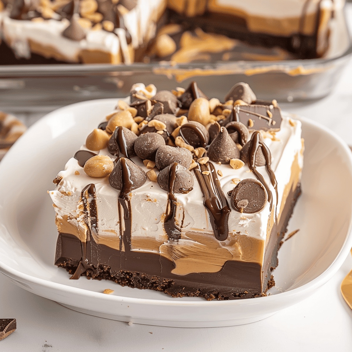 Sinful Chocolate Peanut Butter Lush Recipe
