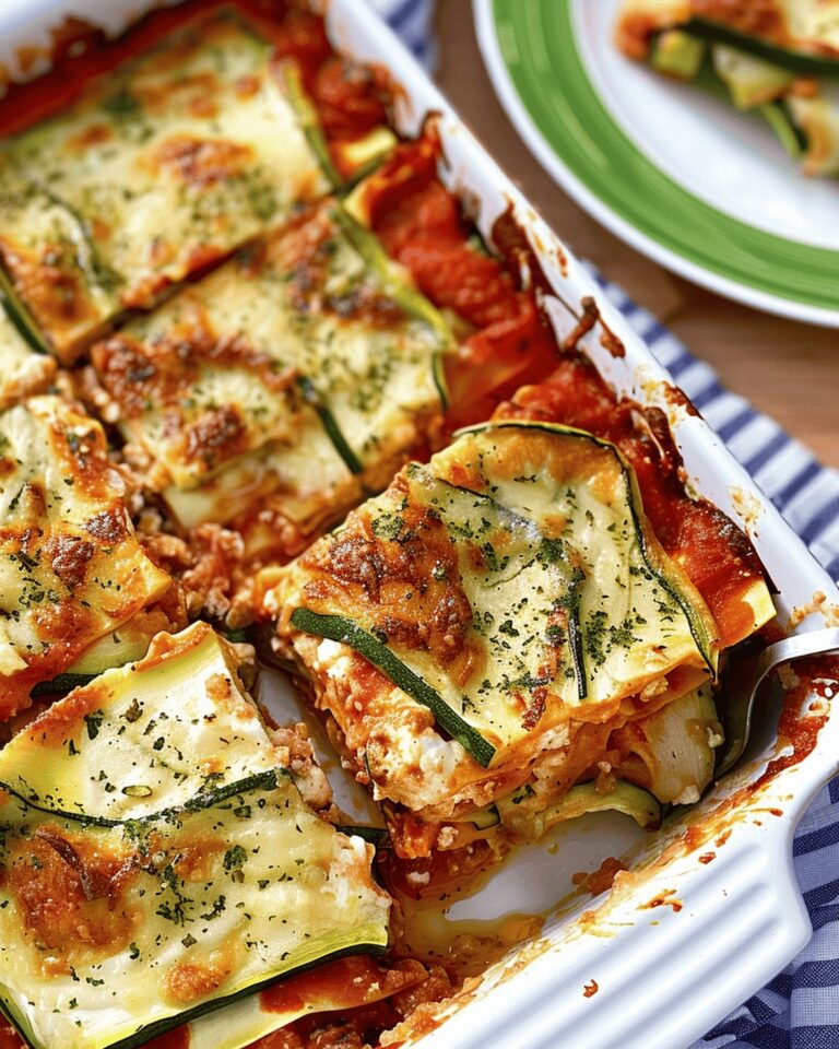 Zucchini Lasagna Recipe