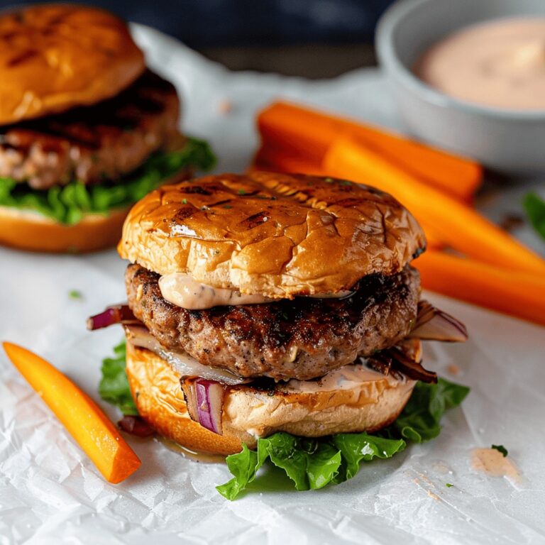 Juicy Grilled Turkey Burgers Recipe