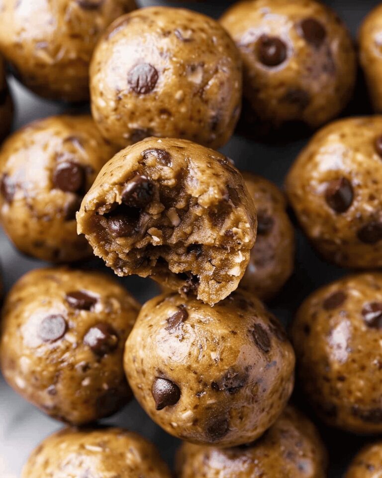 No Bake Cookie Dough Protein Balls Recipe