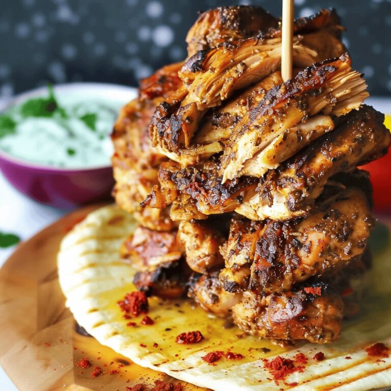 Rustic Greek Chicken Gyros Recipe