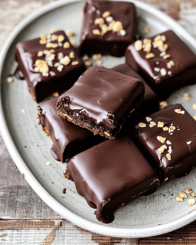 5-Ingredient No-Bake Chocolate Covered Brownies Recipe