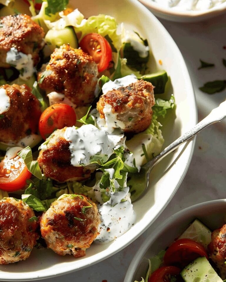 Greek Chicken Meatballs Recipe