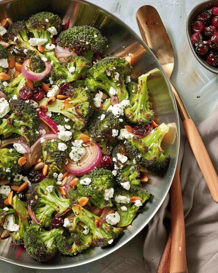 Crispy Roasted Broccoli And Shallot Delight Recipe