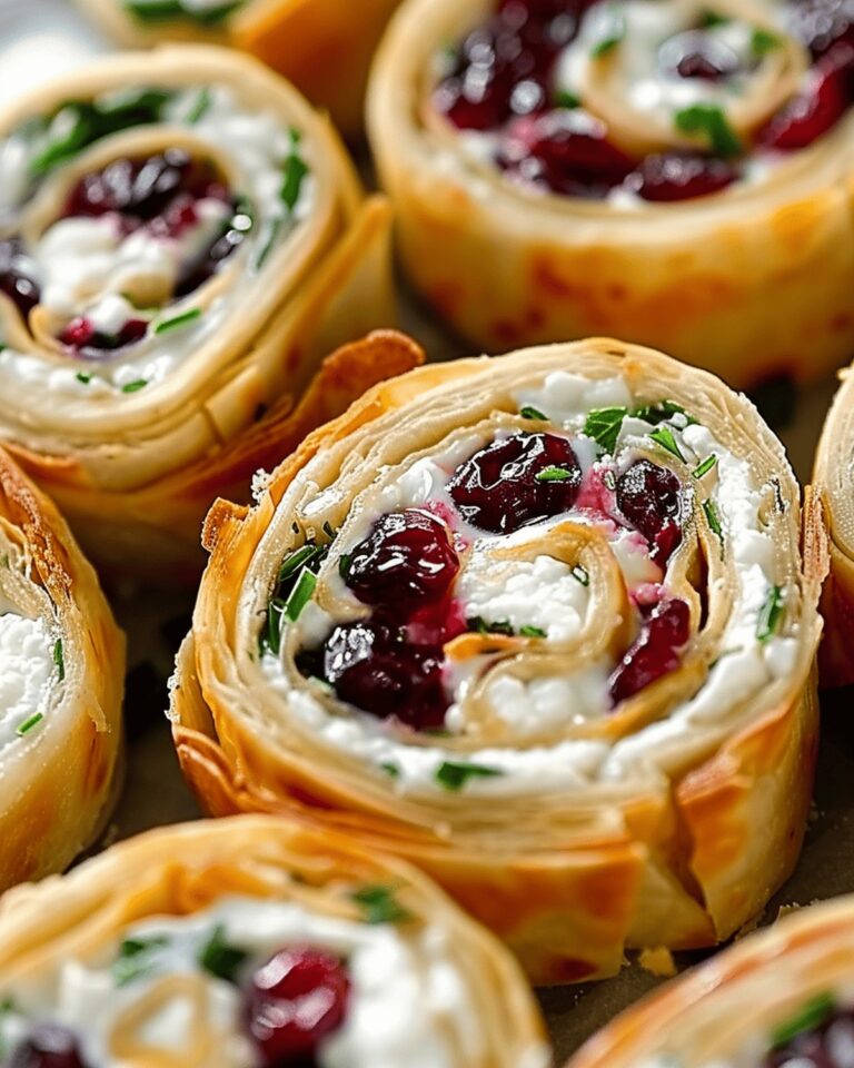 Cranberry Feta Roll-Ups With Cream Cheese Recipe