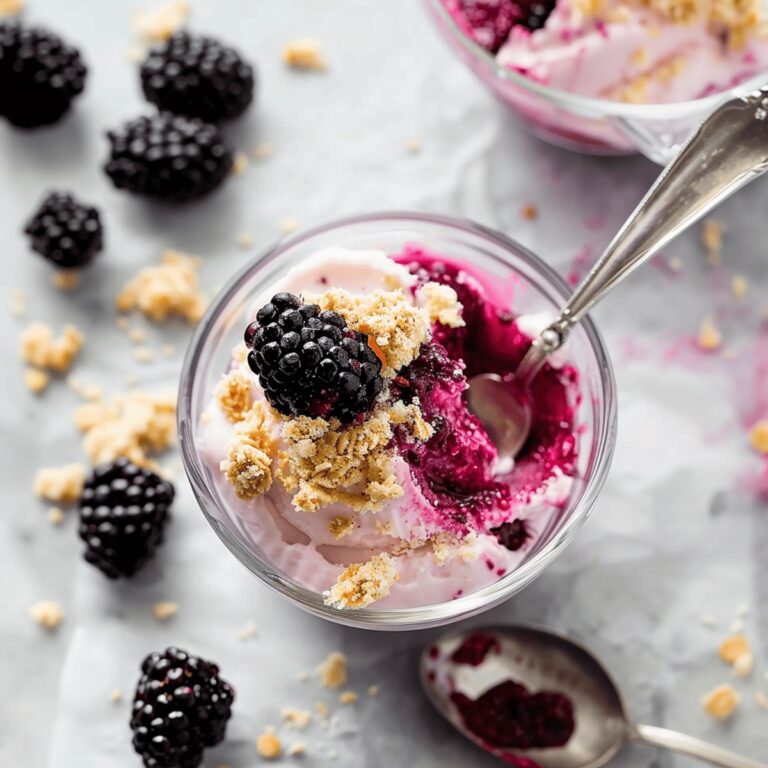 Sweet Blackberry Fool Recipe