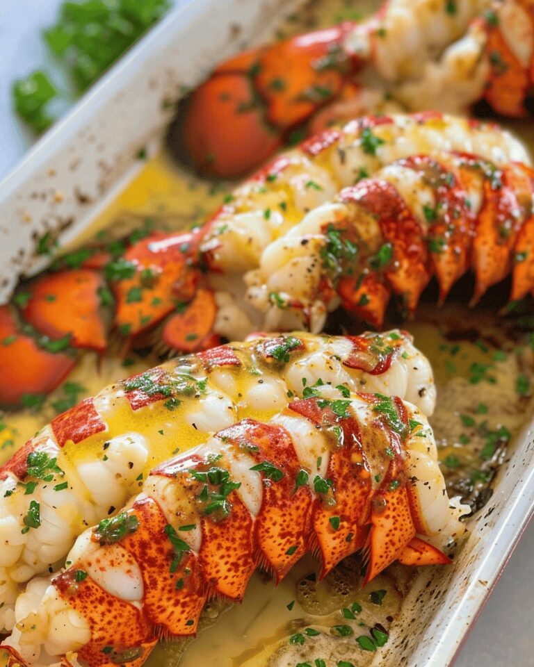 Succulent Lobster Tails In Lemon Garlic Bliss Recipe