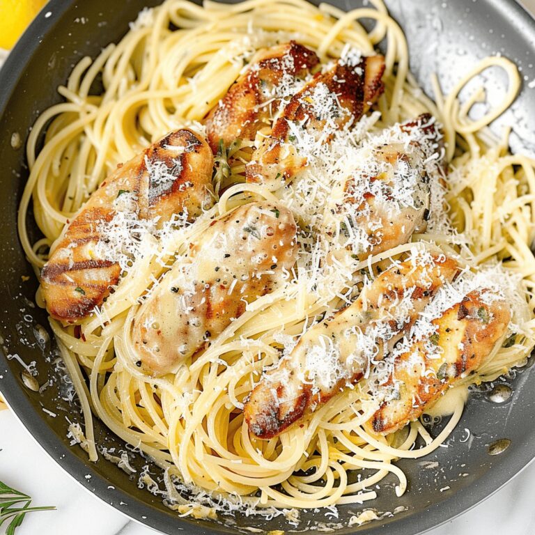Vibrant Lemon Parmesan One-Pan Pasta Recipe