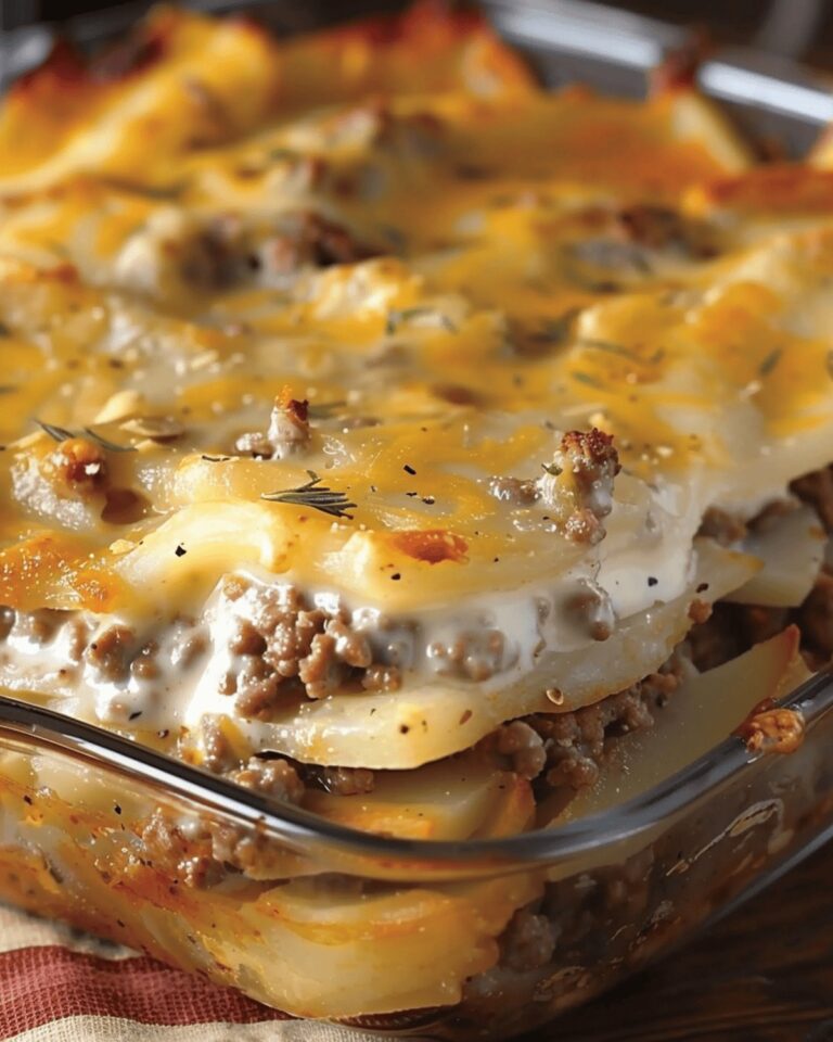 Rustic Potato And Meat Bake Recipe