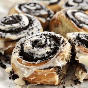 Gooey Oreo-Stuffed Cinnamon Rolls Recipe