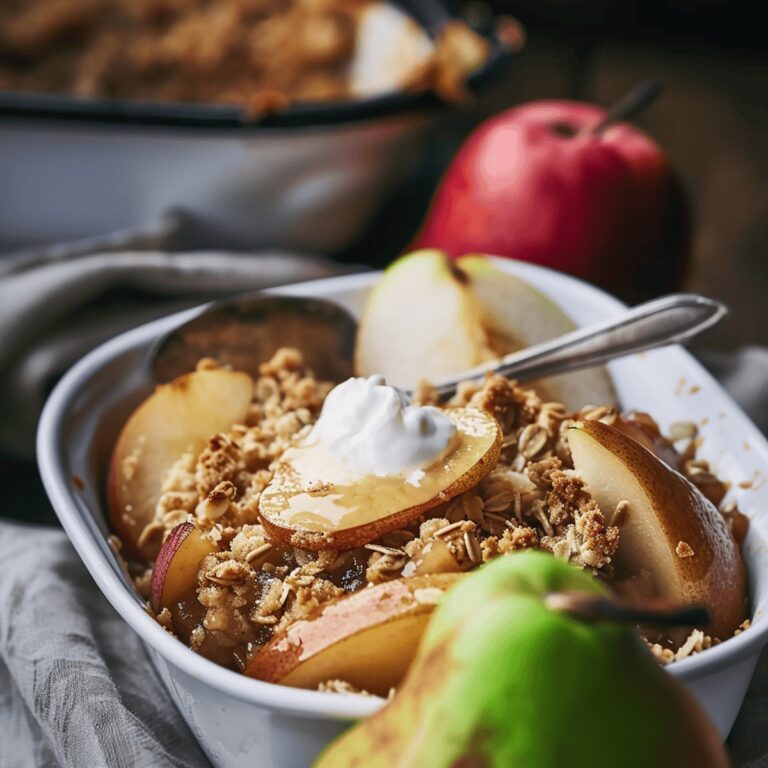 Rustic Pear Crisp Recipe