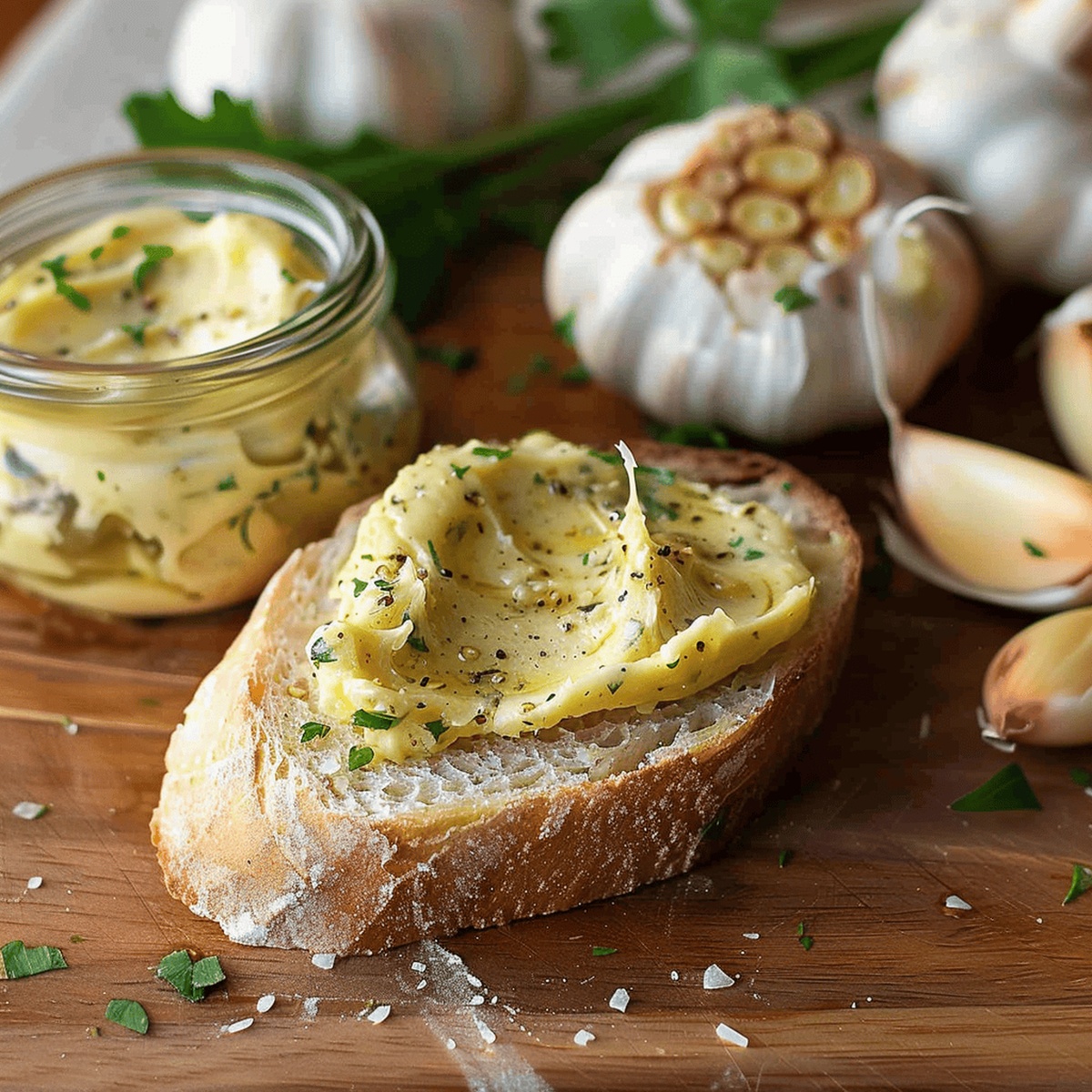 Silky Roasted Garlic Butter Recipe