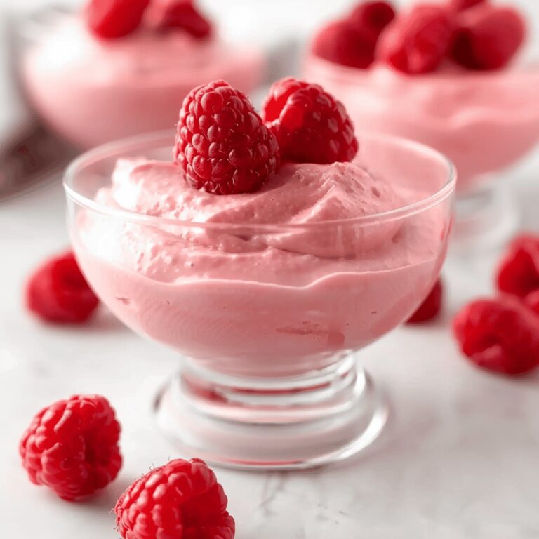Silky Raspberry Vanilla Mousse Recipe