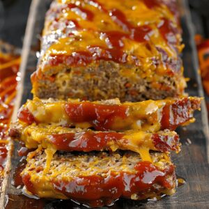 Hearty Cheeseburger Meatloaf Recipe