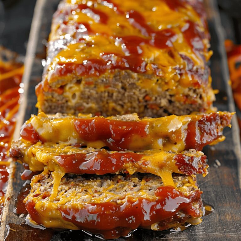 Hearty Cheeseburger Meatloaf Recipe