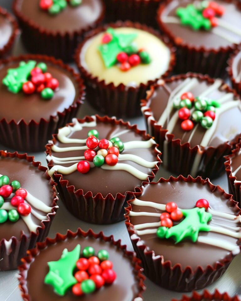 Festive Peanut Butter Chocolate Bliss Bites Recipe
