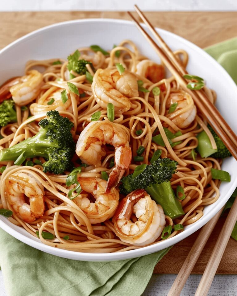 Fast & Easy Shrimp Lo Mein Recipe