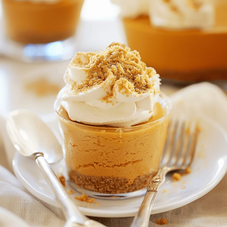 Silky Pumpkin Cheesecake Cups Recipe