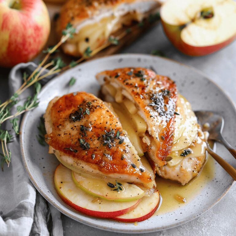 Elegant Apple And Brie Stuffed Chicken Breast Recipe