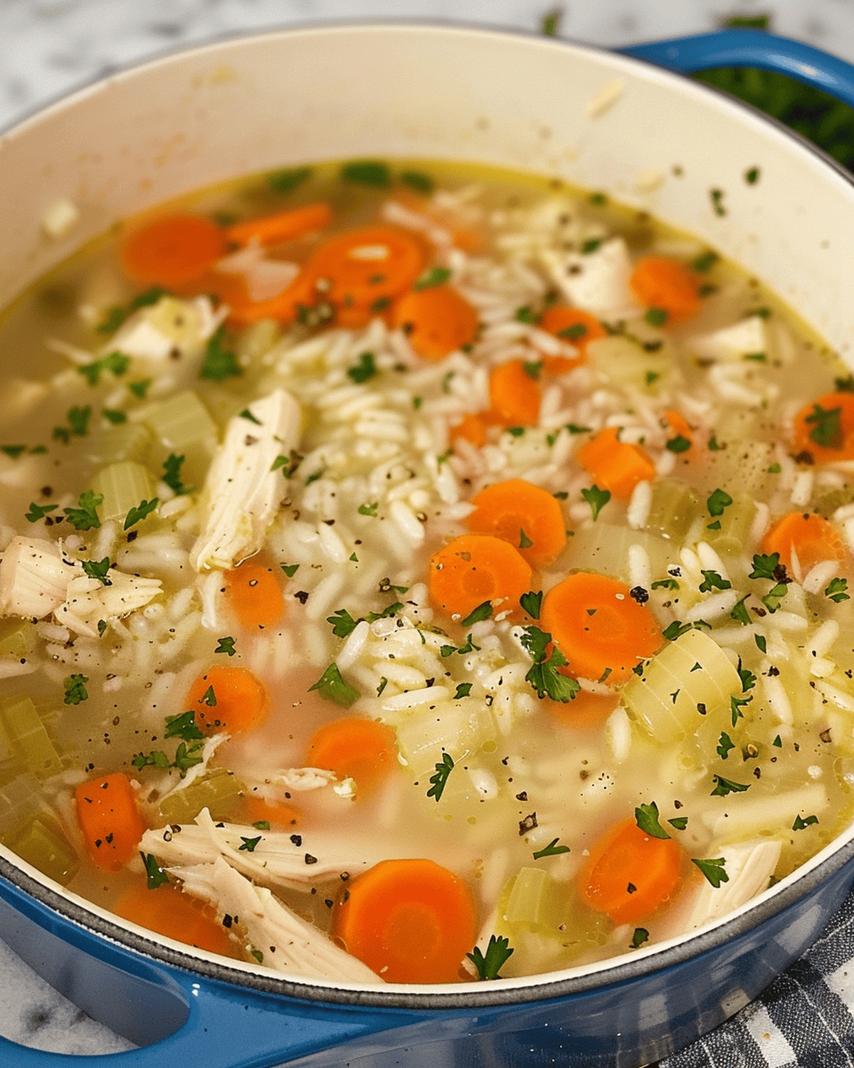 Hearty Chicken And Rice Soup Recipe