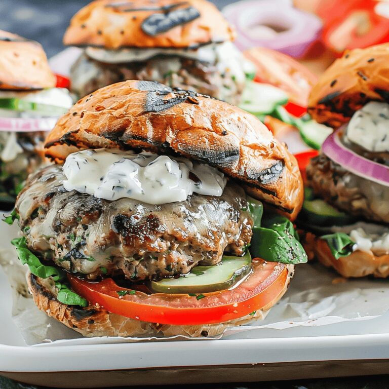 Greek Burgers Recipe