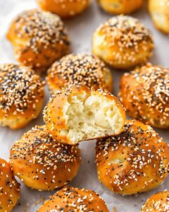 Easy Homemade Air Fryer Mini Bagels Recipe