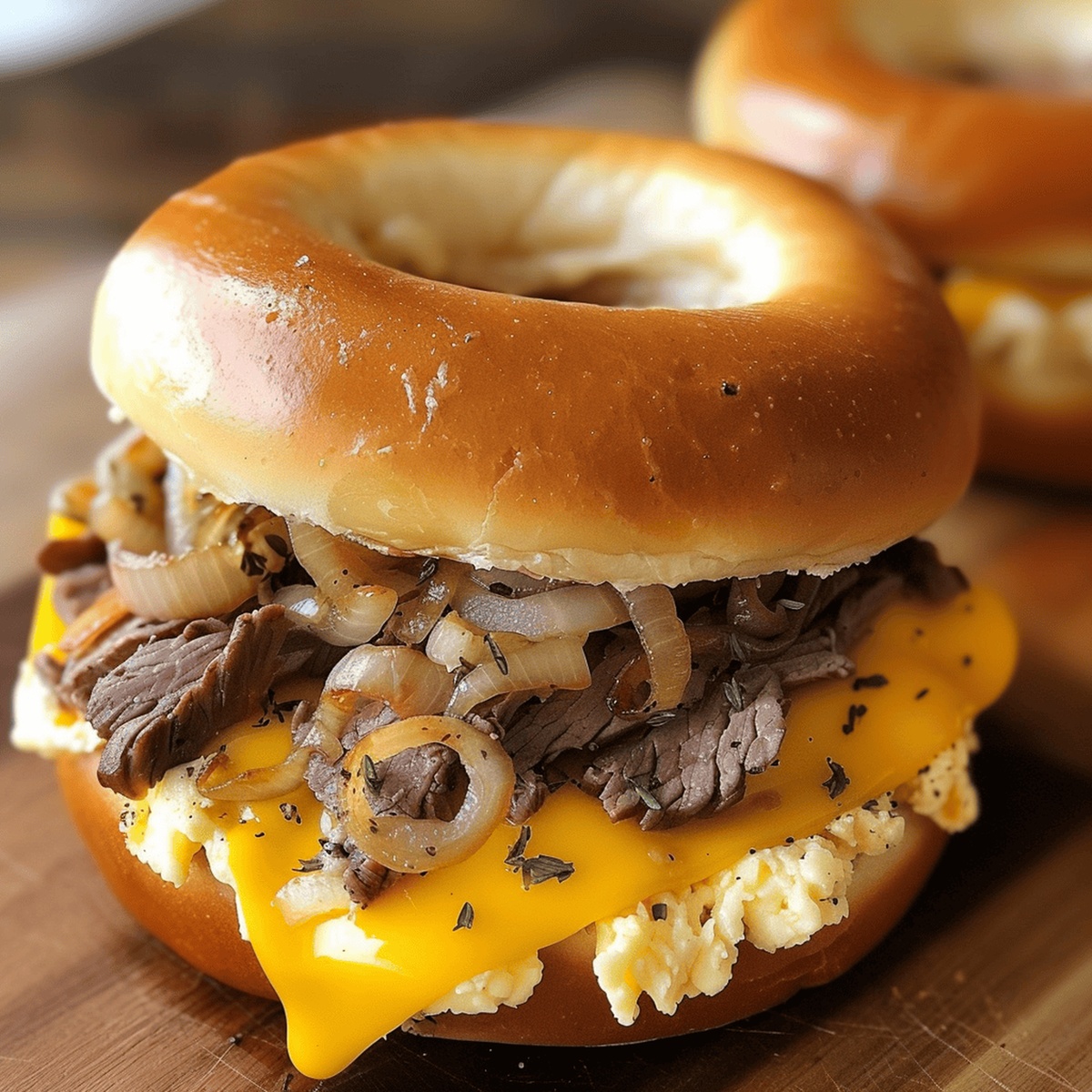 Legendary Copycat McDonalds Steak, Egg, And Cheese Bagel Recipe
