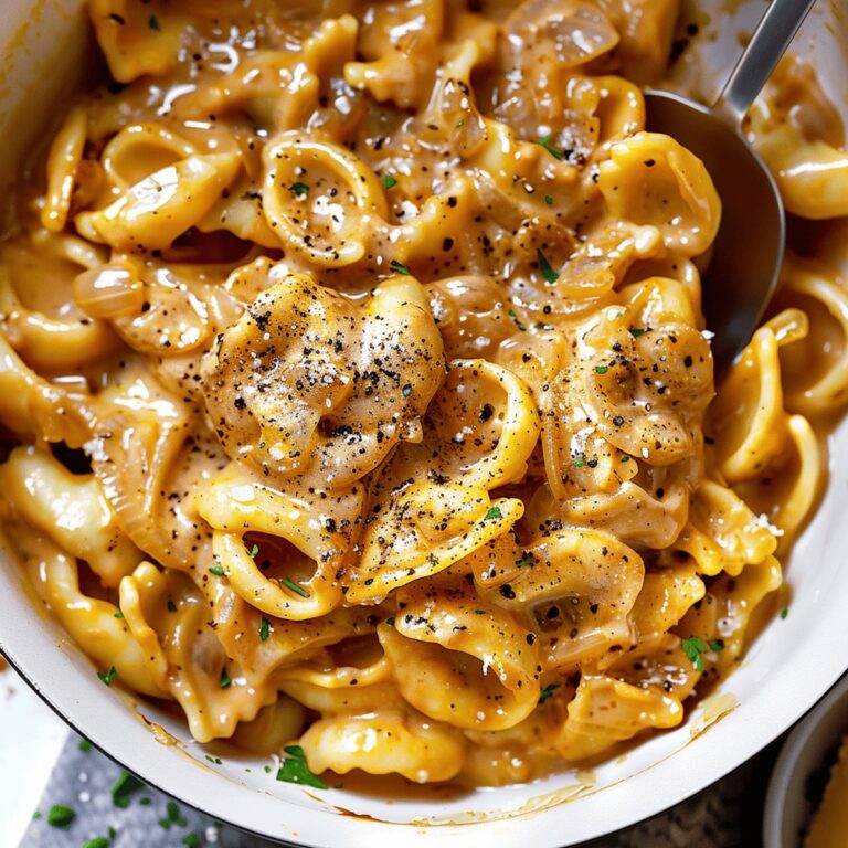 Hearty French Onion Pasta Delight Recipe