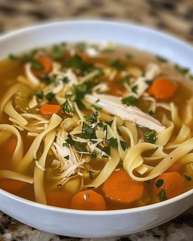 Comforting Chicken Noodle Soup Recipe