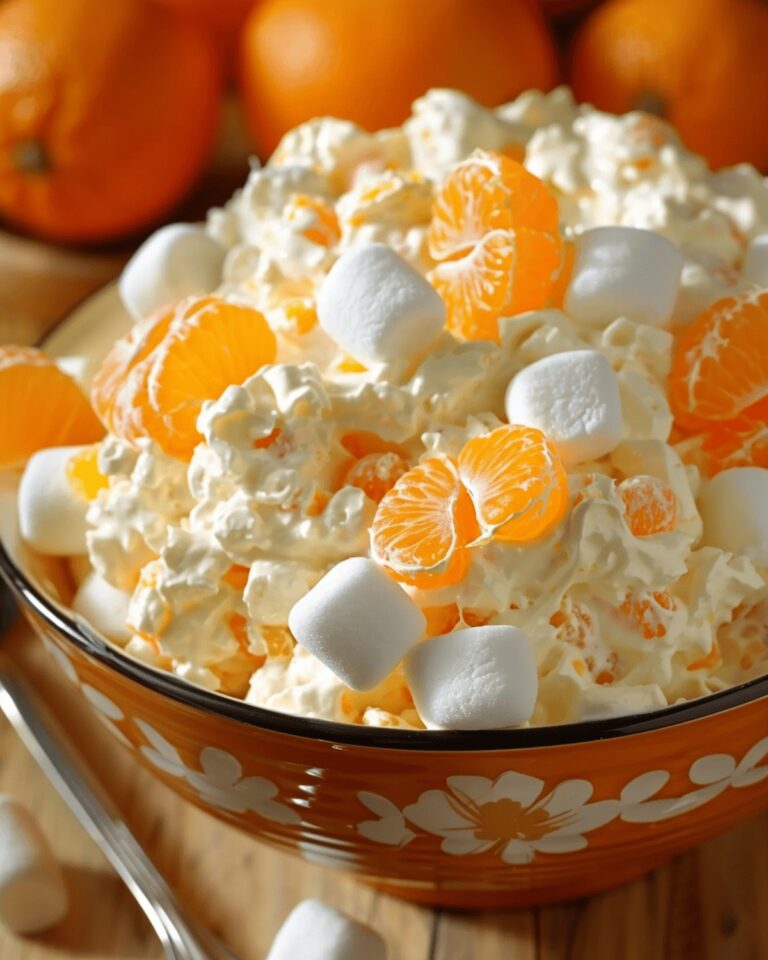 Silky Orange Cream Salad Recipe