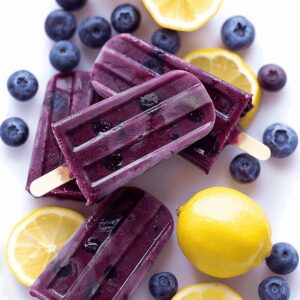 Tangy Blueberry Lemon Popsicles Recipe