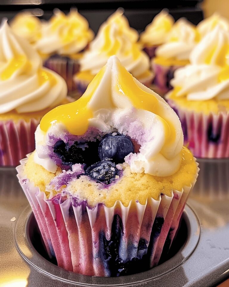 Lemon Blueberry Delight Cupcakes Recipe