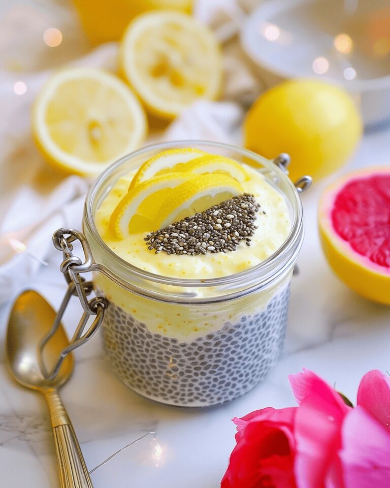 Lemon Cream Chia Pudding Recipe