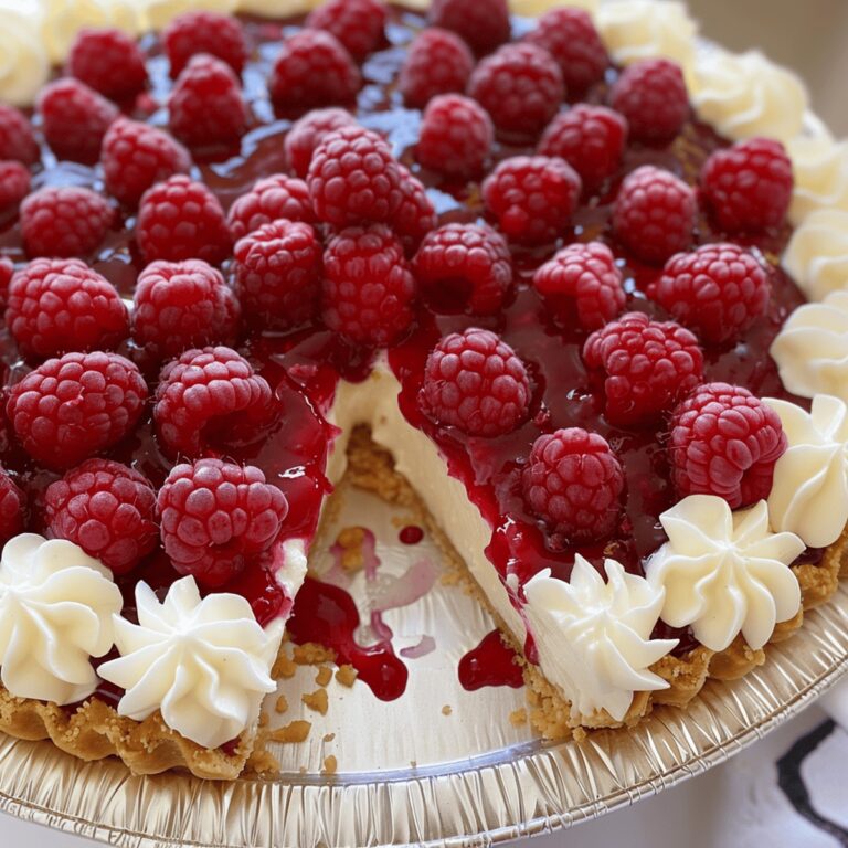 Silky Raspberry Cream Pie Recipe