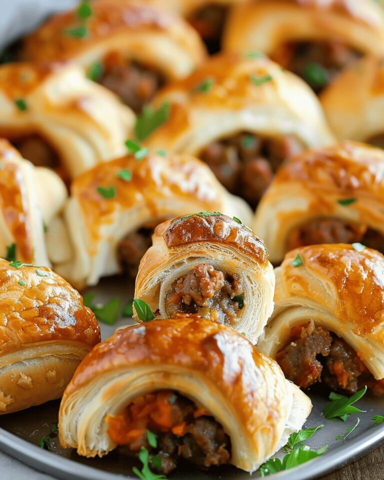 Mouthwatering Sausage & Cheese Crescent Rolls Recipe