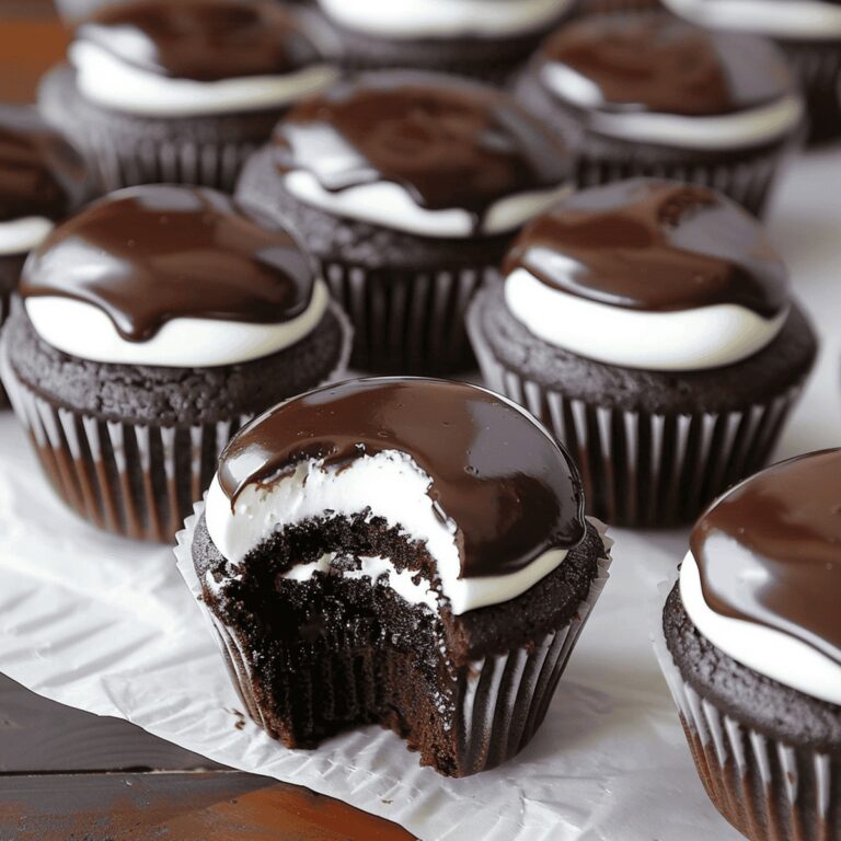 Nostalgic Homemade Hostess Cupcakes Recipe