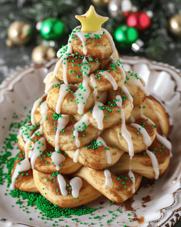 Festive Cinnamon Roll Christmas Tree Recipe