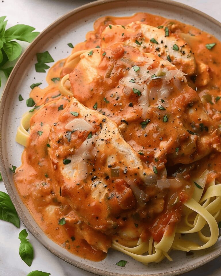 Slow Cooker Creamy Tomato Basil Chicken Breasts Recipe