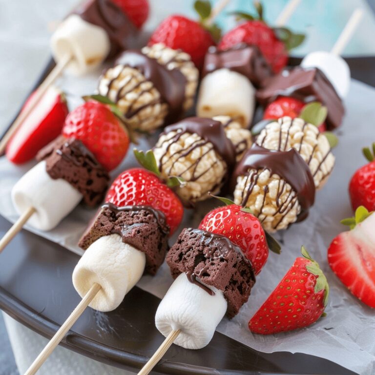 Sweet Dessert Kabobs Recipe