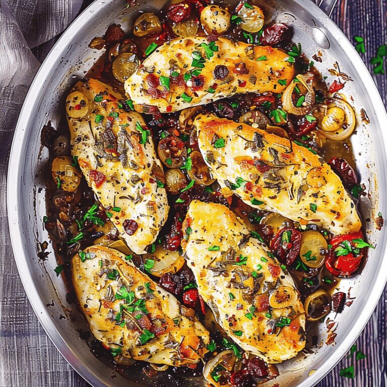 Chicken with Sun-Dried Tomatoes, Artichokes, and Capers Recipe