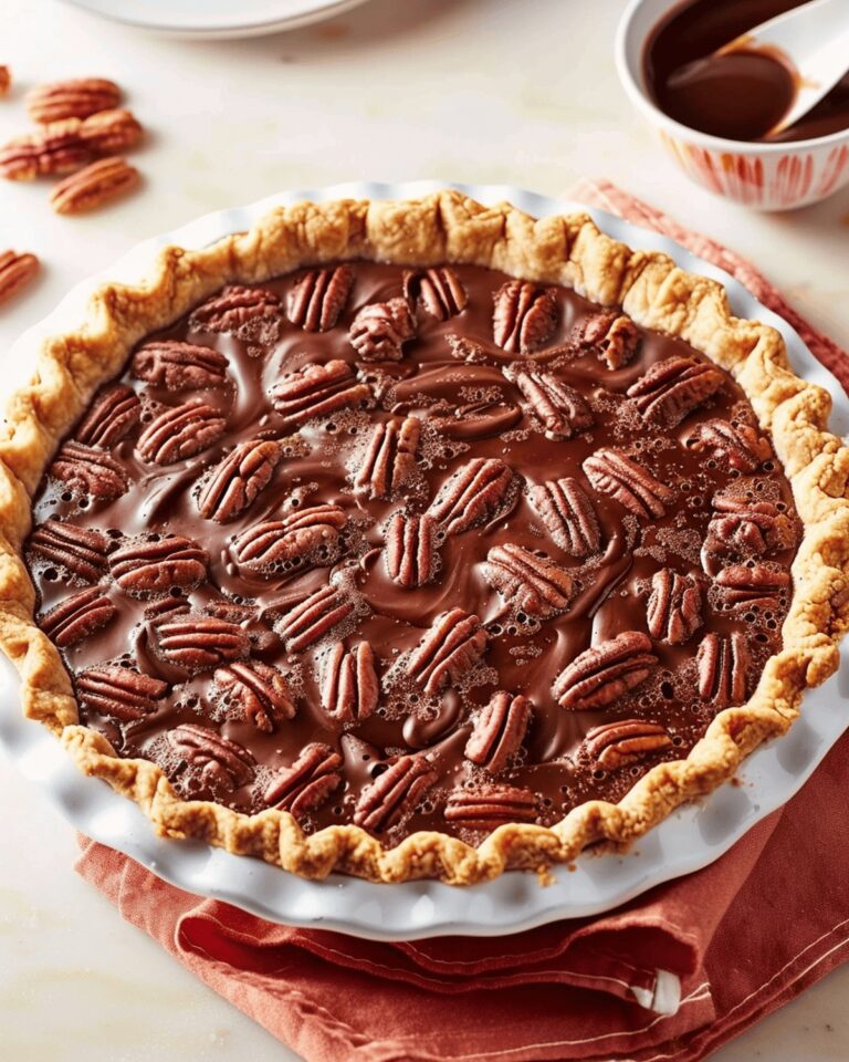 Velvety Chocolate Pecan Delight Pie Recipe