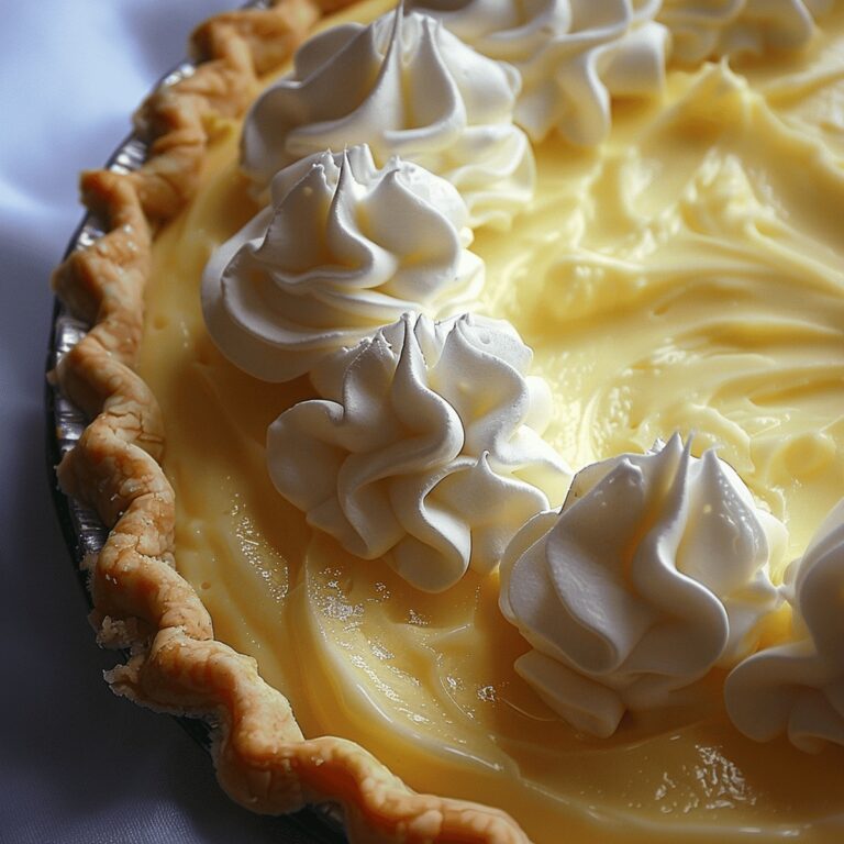 Silky Lemon Chiffon Pie Recipe
