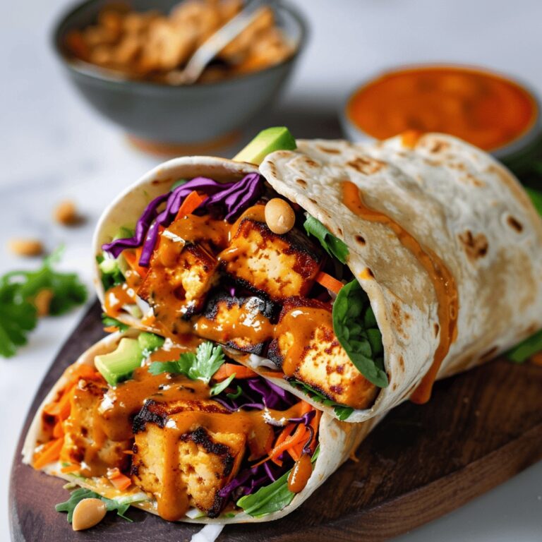 Tantalizing Thai Peanut Burritos Recipe