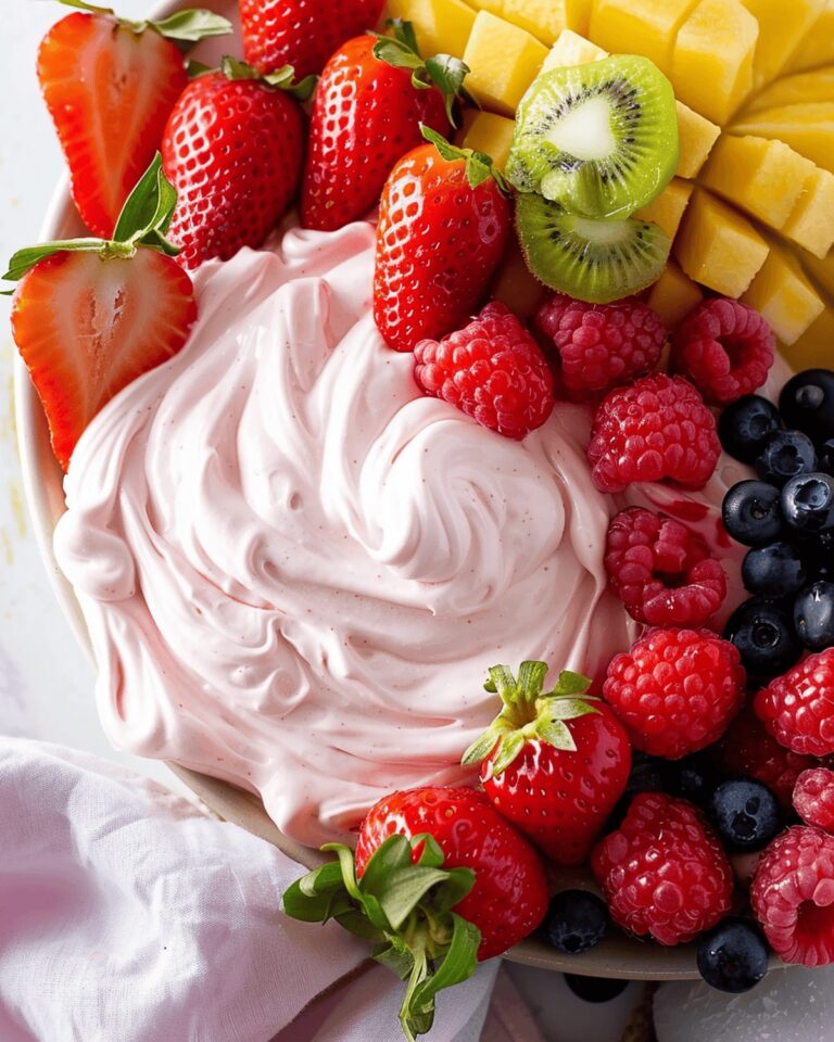 Strawberry Marshmallow Fruit Dip Recipe
