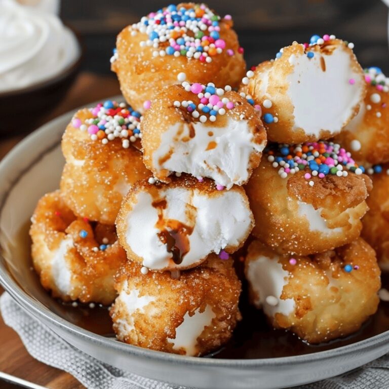 Crispy Fried Marshmallow Treats Recipe
